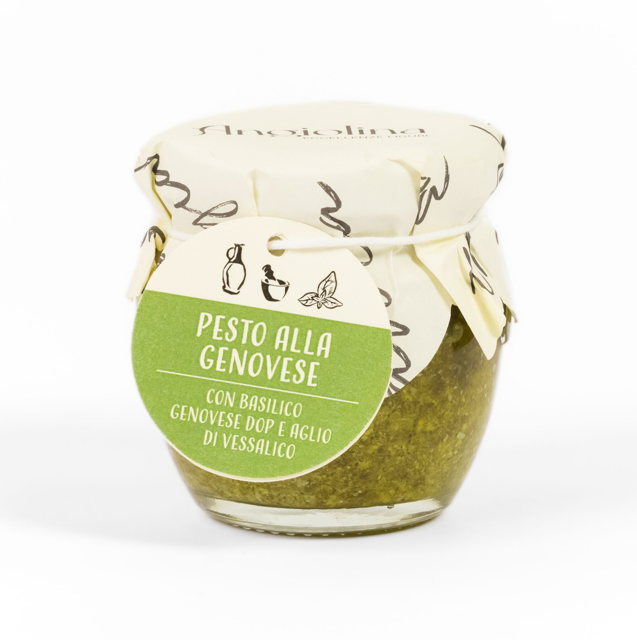 Genoese Basil Pesto Sauce Classic Recipe La Bella Angiolina 80 gr